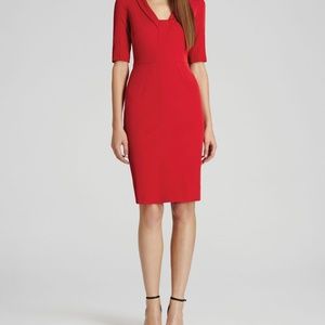 REISS Angel dress in Bordeaux